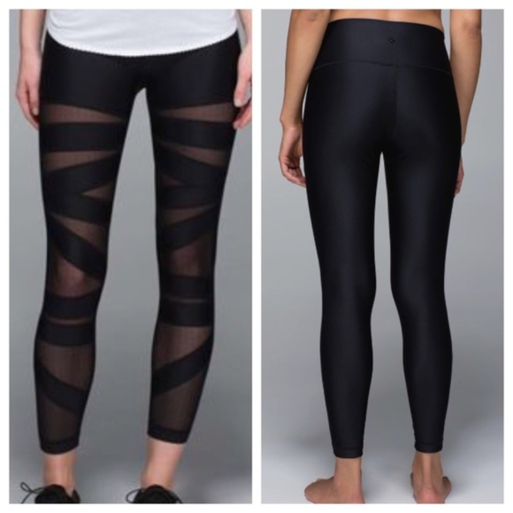 RARE Lululemon High Times Pant Shine Black 6